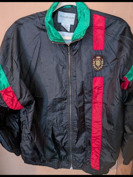Crossroads Other - Crossroads Vintage Black Lightweight Windbreaker Sz M